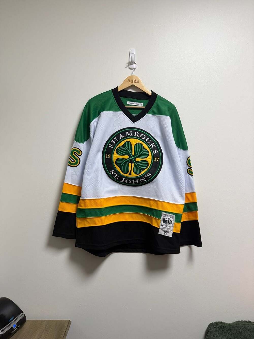 Headgear Classics St. John's Shamrocks Ross Rhea Hockey Jersey Size XL